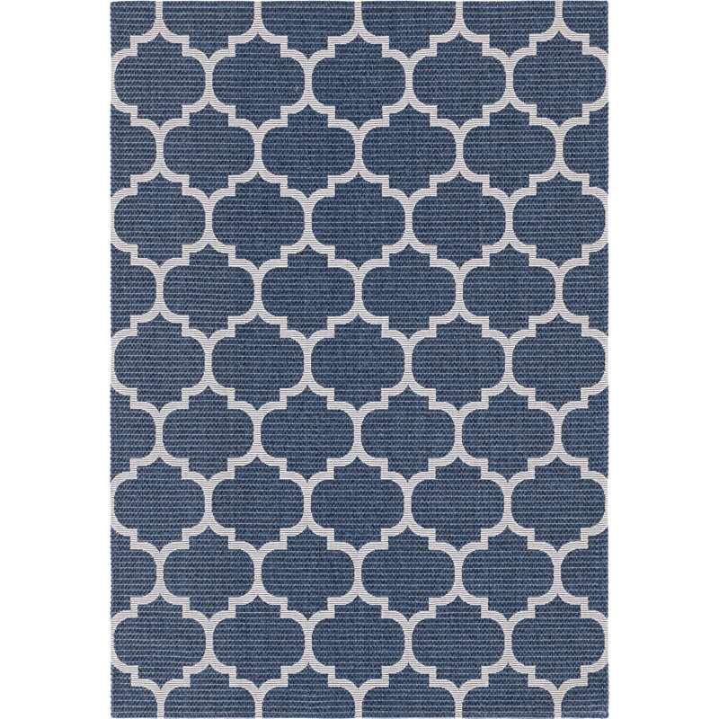 Isidore Cotton Geometric Indoor Rug, Rectangle 5' x 7'2"