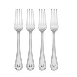 French Perle Dinner Forks, Set of 4