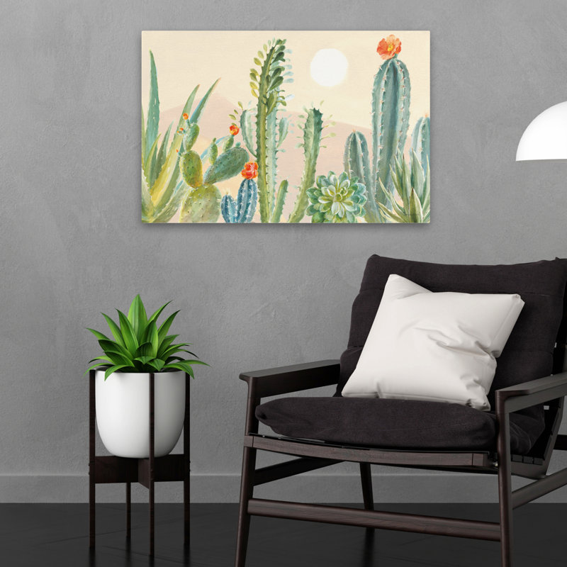 Agave et aloès, serre du désert, art, H 16 po x l 24 po