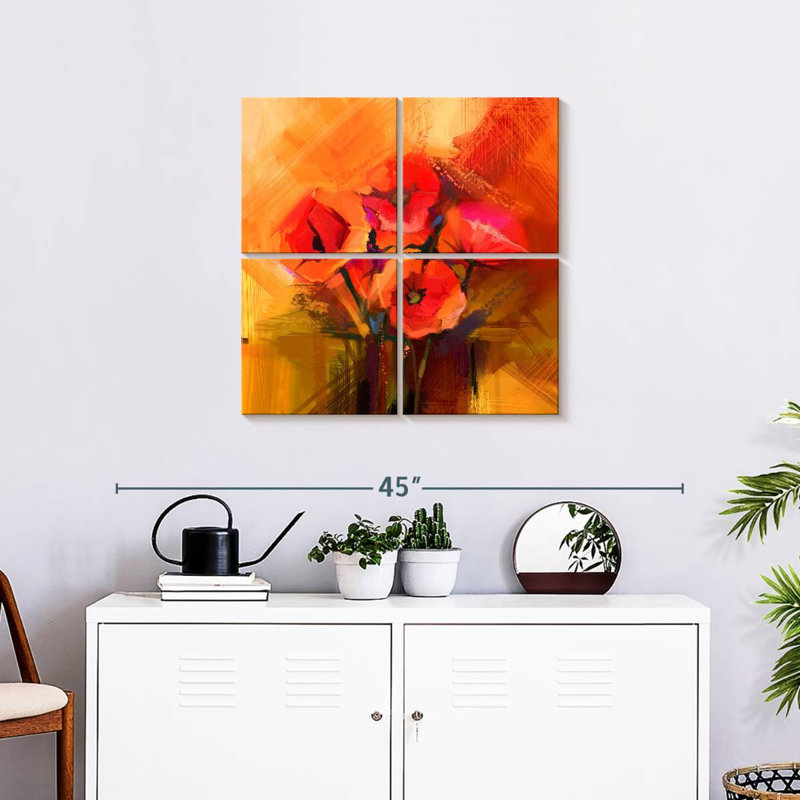 Fleurs d'été Avery, H 26 po x l 26 po