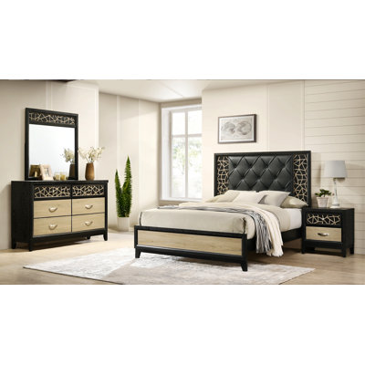 Modern & Contemporary   Bedroom Set Made With Wood,Suitable For All Scenarios