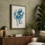 Blue Octopus Modern - Wrapped Canvas-298806236-298806234