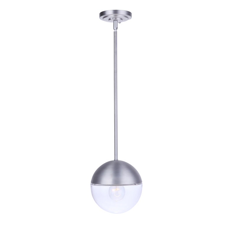 Azuzena Outdoor Pendant, Satin Aluminum