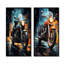 Classic Lavish Motor Bike - ensemble d'art mural sur toile 2 pièces-102583851-102583855