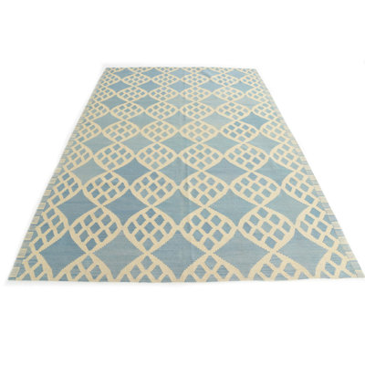 Tapis bleu clair Obryant