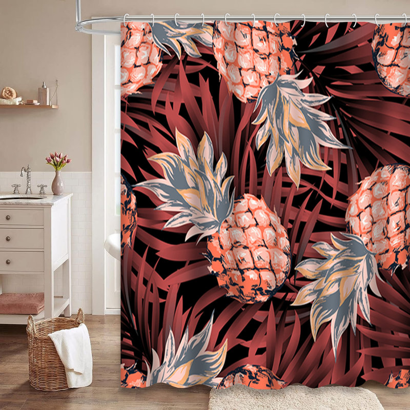 Rideau de douche Palm Tree, L 72 po x l 78 po