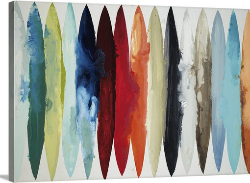 « pair flow », reproduction d’art sur toile Randy Hibberd, H 32 po x l 48 po