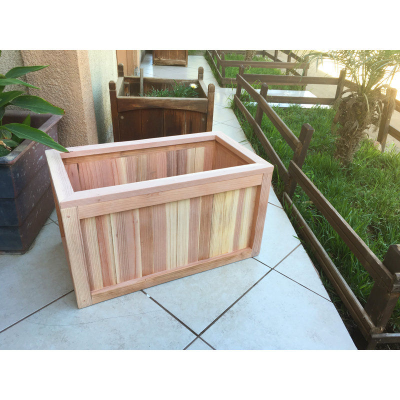 Douthitt Wood Planter Box, 18"H x 32"W x 18"D
