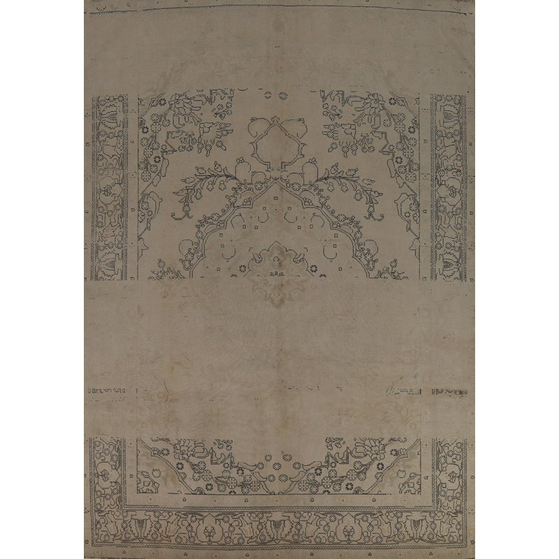 Tapis traditionnel en laine vieillie 8 x 12
