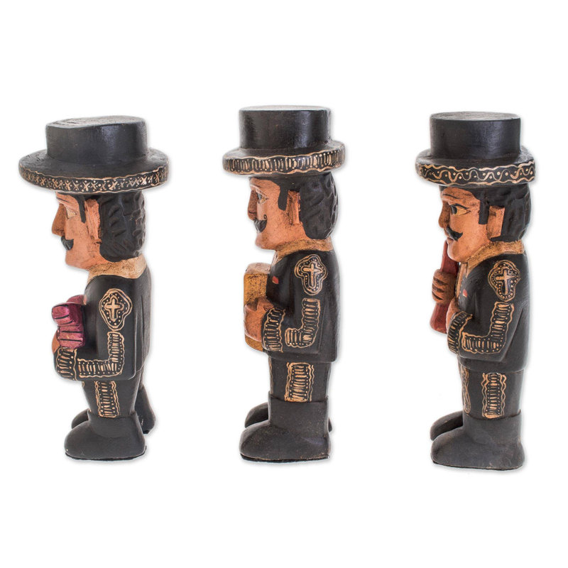 Ensemble de figurine 3 pièces mariachis Deepraj