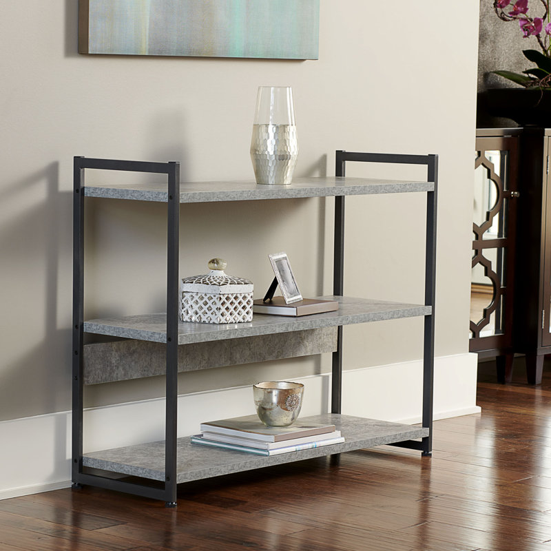 Gateshead Bookcase, Grey/Black