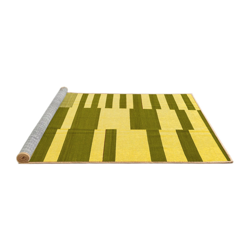 Herlene Performance Abstract Indoor Rug, Square 3'