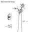 Robinet de douche avec valve brute-116543462