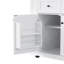 Grand îlot de cuisine 48 pouces avec 2 tabourets de bar (tabourets non inclus)