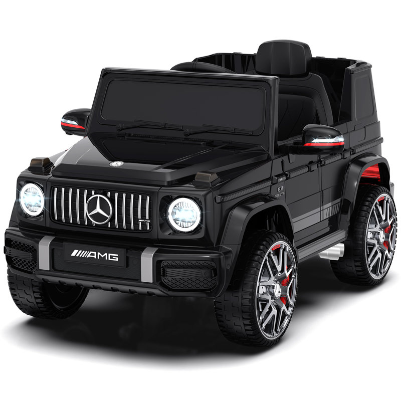 Black 12V Mercedes-Benz G63 Ride-On Car with Remote Control