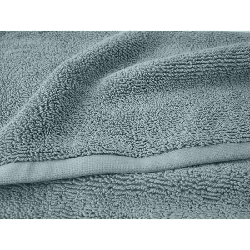 Cloud Loom Organic Bath Mat, Pacific Blue, 32" L x 19" W