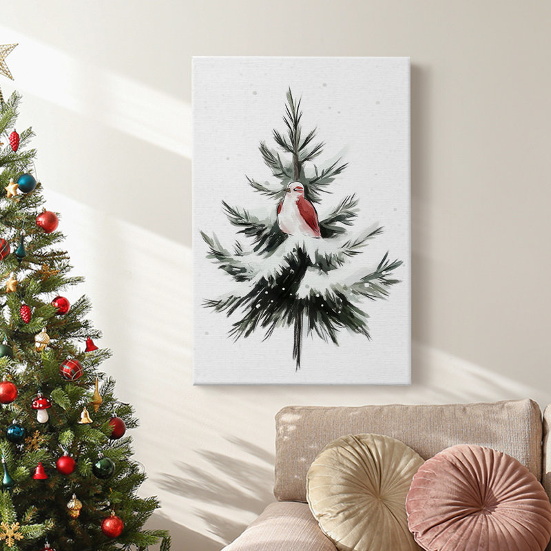 Art des Fêtes de Noël - Toile tendue avec châssis CCL XXIV, H 60 po x l 40 po