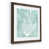 Papier, cadre noyer