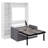 Lit escamotable simple avec canapé et tablettes