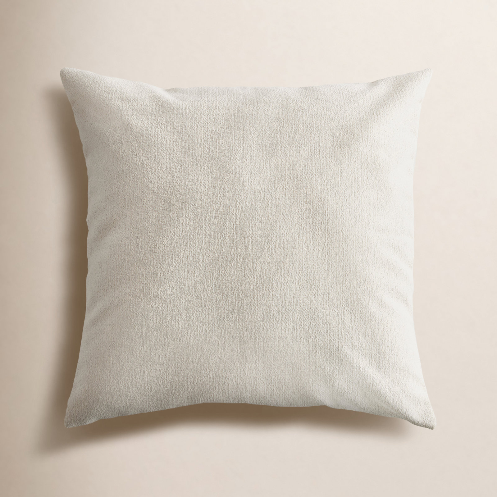 Gakona Throw Pillow, White, 24"H x 24"W