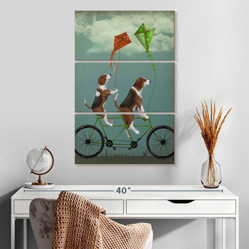 Brampt Beagle Tandem, 32" H x 20" W