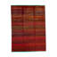 Damask Hand Woven Wool Striped Area Rug