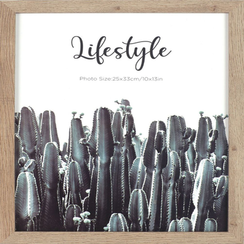 Ensemble de cadre photo simple, 10 po x 13 po, Brun pâle