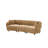 Valette Contemporary Curved Bouclé Upholstered Sectional Sofa With Plush Seating And Sculptural Silhouette-115839847