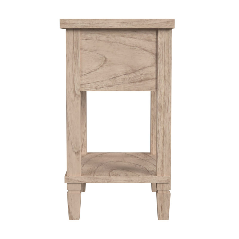 Flagstaff 1-Drawer Cane Nightstand, Desert Sand