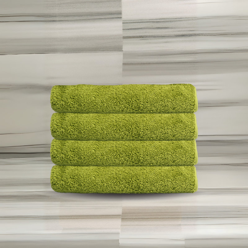 Essuie-mains à passepoil Hammam, Vert