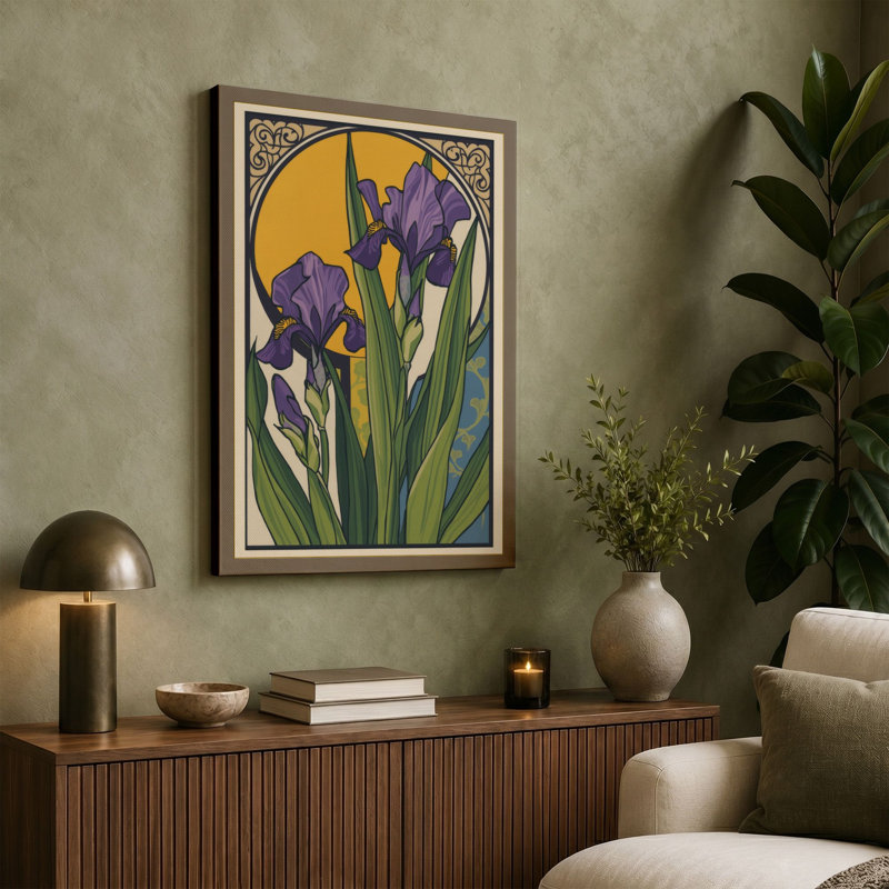 Print, 30x20 - 76.2 x 50.8 cm, Taupe Border