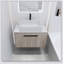Ensemble de meuble-lavabo mural 30 po avec lavabo en céramique Modern Design