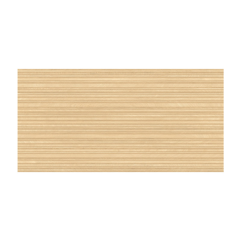 Bespoke Wood 24X48 3D Slat Oak, Beige