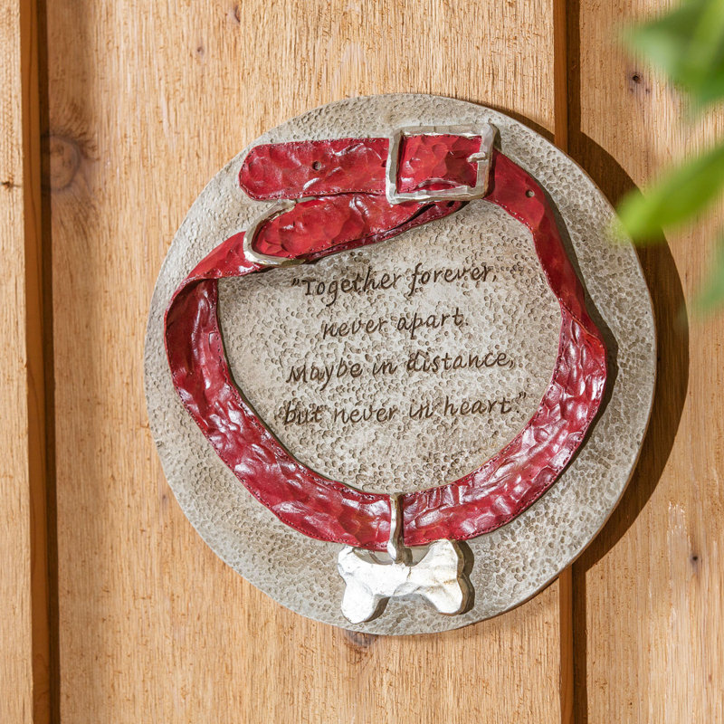 Plaque de jardin à collier