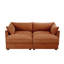 Canapé 2 places avec repose-pieds et rangement escamotable, tissu chenille confortable pour la vie moderne-1158263033-1158263038-1158263035