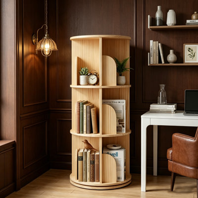 Bibliothèque sur pied à 3 niveaux