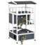 Maison d'extérieur en bois pour chat
