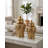 Debraa Handmade Ceramic Cutout Ginger Jar with Lid – Available in White & Gold (2 Sizes)-1923324326-1923324329