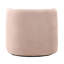 Neva Upholstered Swivel Chair, Onyx Mink