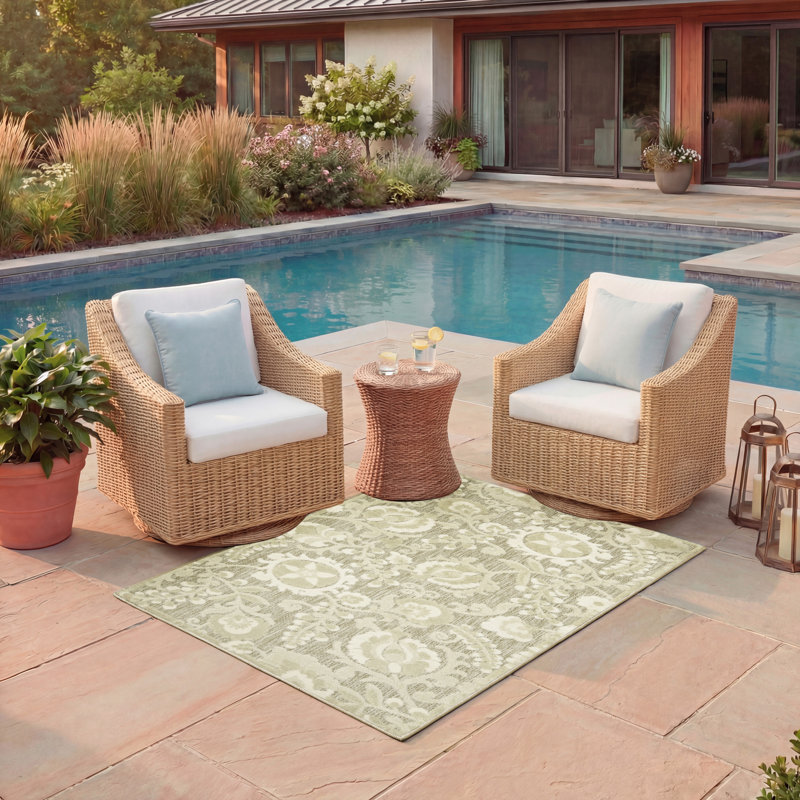 Tapis ivoire Nourison Aloha, Rectangle 2 pi 8 po x 4 pi