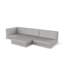 Canapé modulaire d'extérieur avec coussins 118,5 po Pixel-102743461-102743452