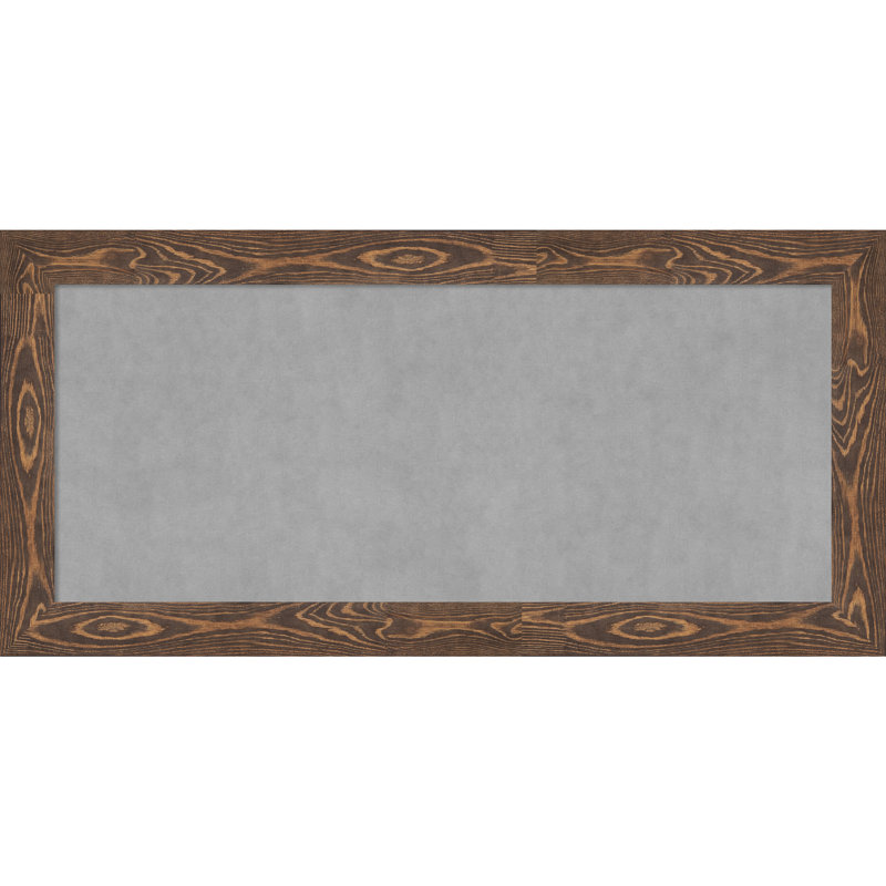 Tableau magnétique encadré brun pont, H 26 po x l 54 po