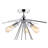 Prudence 3-Light Sputnik Semi Flush Mount-48650909