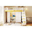 Lit mezzanine double avec escalier de rangement-1767923715
