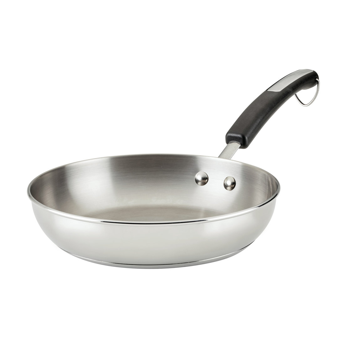 Farberware Brilliance Stainless Steel Frying Pan, Dishwasher Safe And Induction Suitable, 12.25 Inch, Silver Farberware 