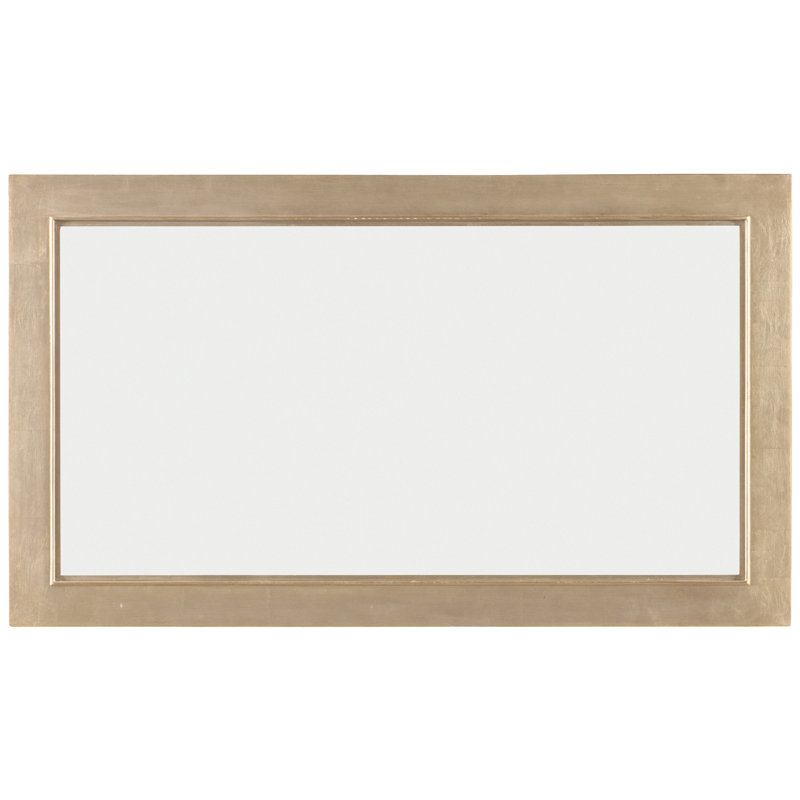 Rectangular Gold Glass Top Coffee Table with Storage