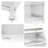 15.75*11.81*22.05In 2-Tier Dish Drying Rack-109598035