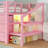 Twin Low Loft Bed with Multi-Storage Spaces, Including Fabric Drawers, Fabric Shelves, Storage Stairs, and Integrated Lights, Ideal for Small Rooms