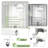 Goowin 43'' Straight Wall Shower Curtain Rod