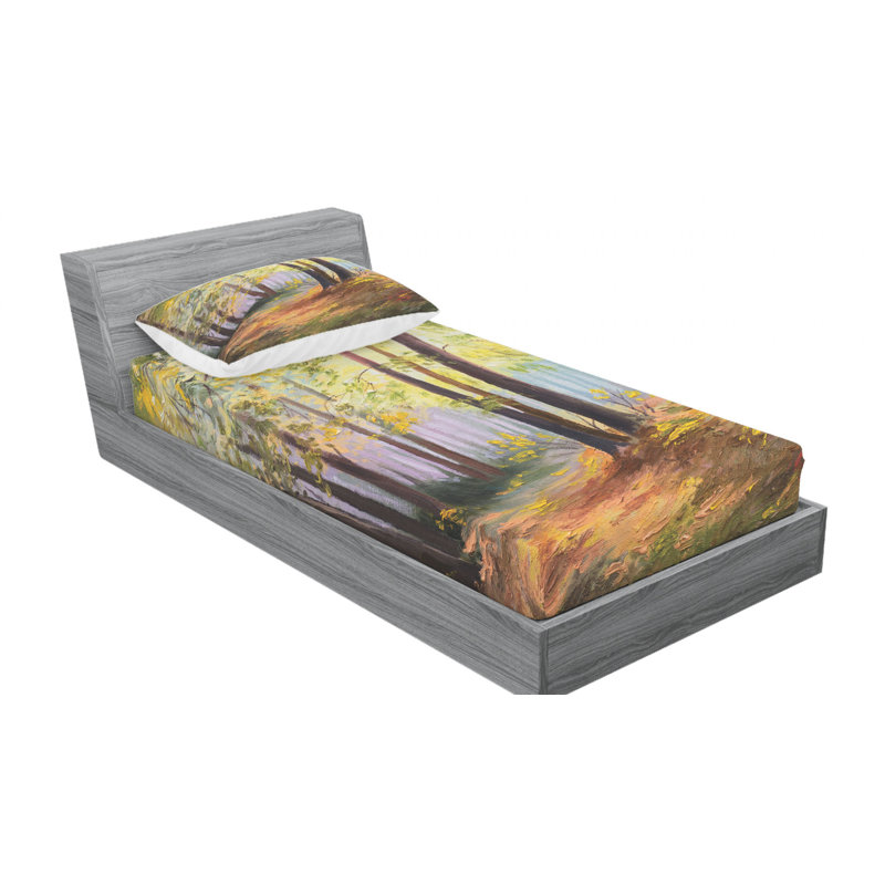 Microfiber Sheet Set, Twin XL Sheet Set with Fitted Sheet